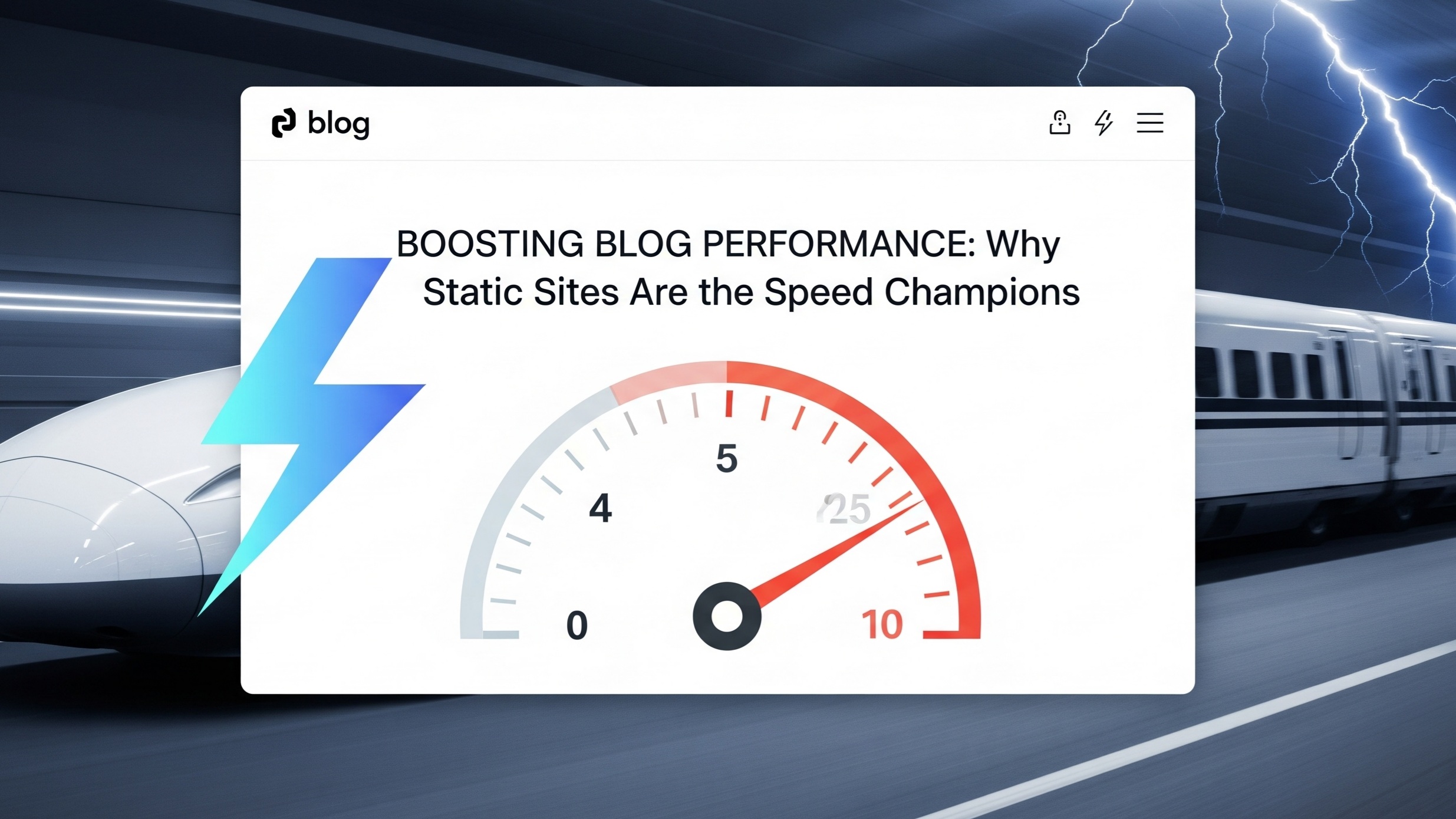 Boosting Blog Performance – Why Static Sites Are the Speed Champions